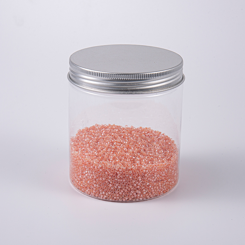 Orange broderi glaspärlor 2,5 mm