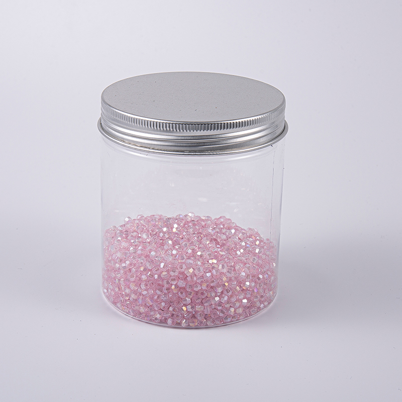 Rosa polyhedron 3.0 mm broderi glaspärlor