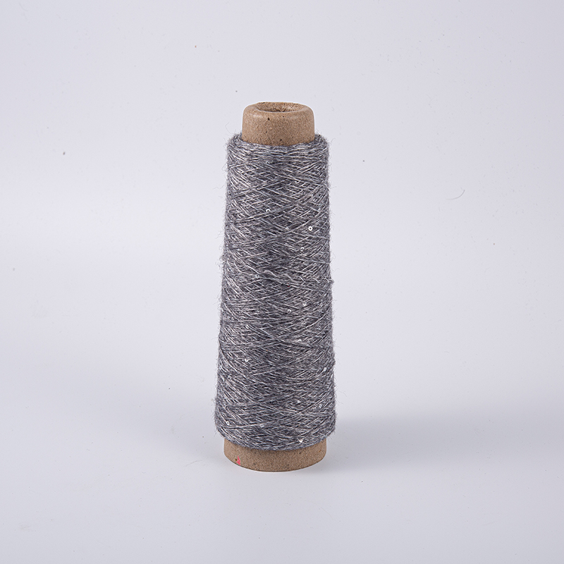 Fin Chenille Yarn -paljetter Polyester Yarn