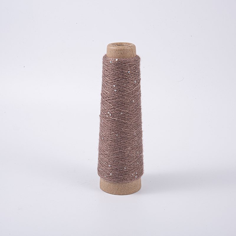 Polyester paljettgarn för stickning av DIY fancy virkning vävning av sydtråd